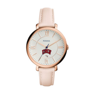 Women's Pink UNLV Rebels Jacqueline Leather Watch