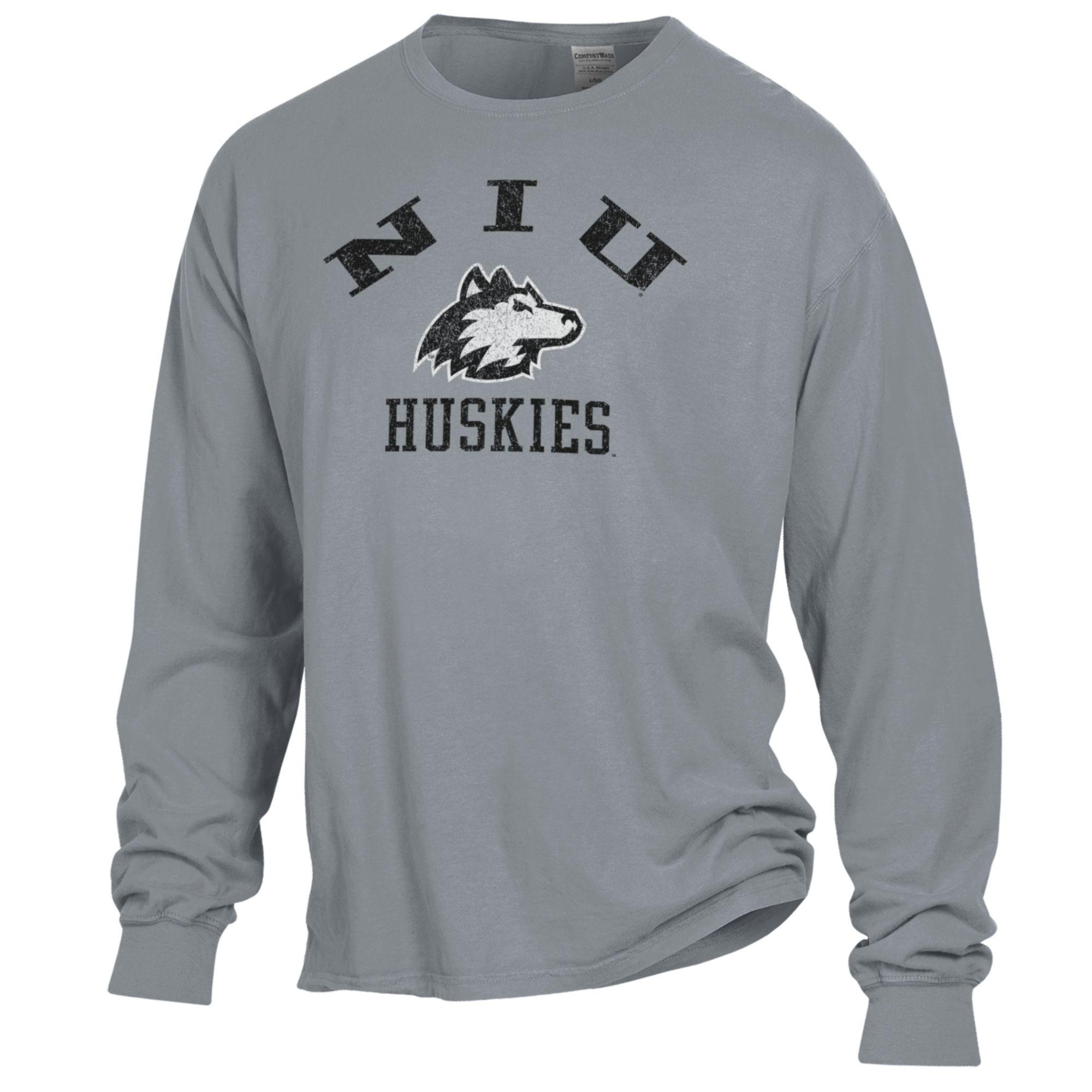 Men's adidas Heathered Gray Quebec Nordiques Team Classics Vintage Pullover Sweatshirt - Image 3