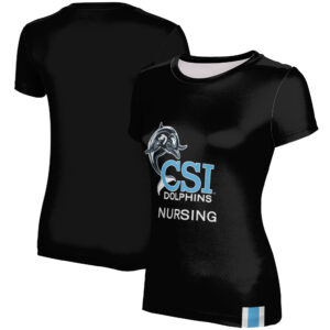 Women's Black CUNY College of Staten Island Nursing T-Shirt