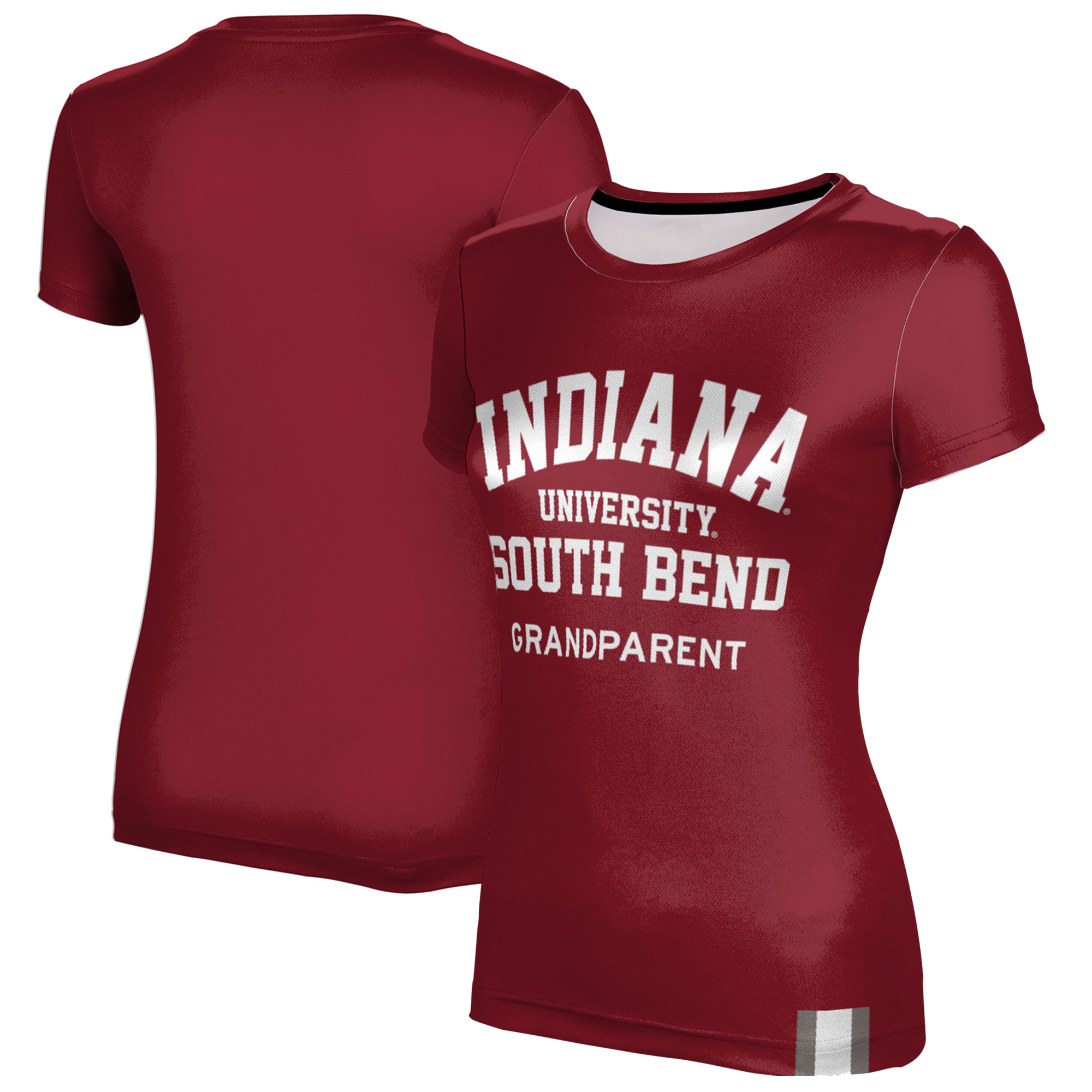 Women's Crimson Indiana University South Bend Titans Grandparent T-Shirt - Image 2