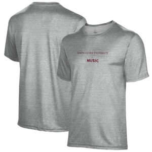 Men's Gray Santa Clara Broncos Music Name Drop T-Shirt