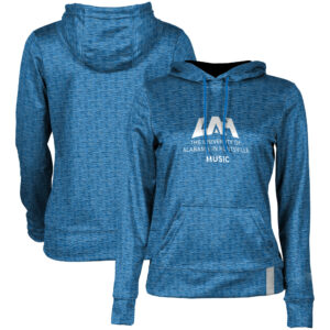 Women's Blue UAH Chargers Music Pullover Hoodie