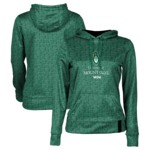 Women's Green Mount Olive Trojans Mom Pullover Hoodie
