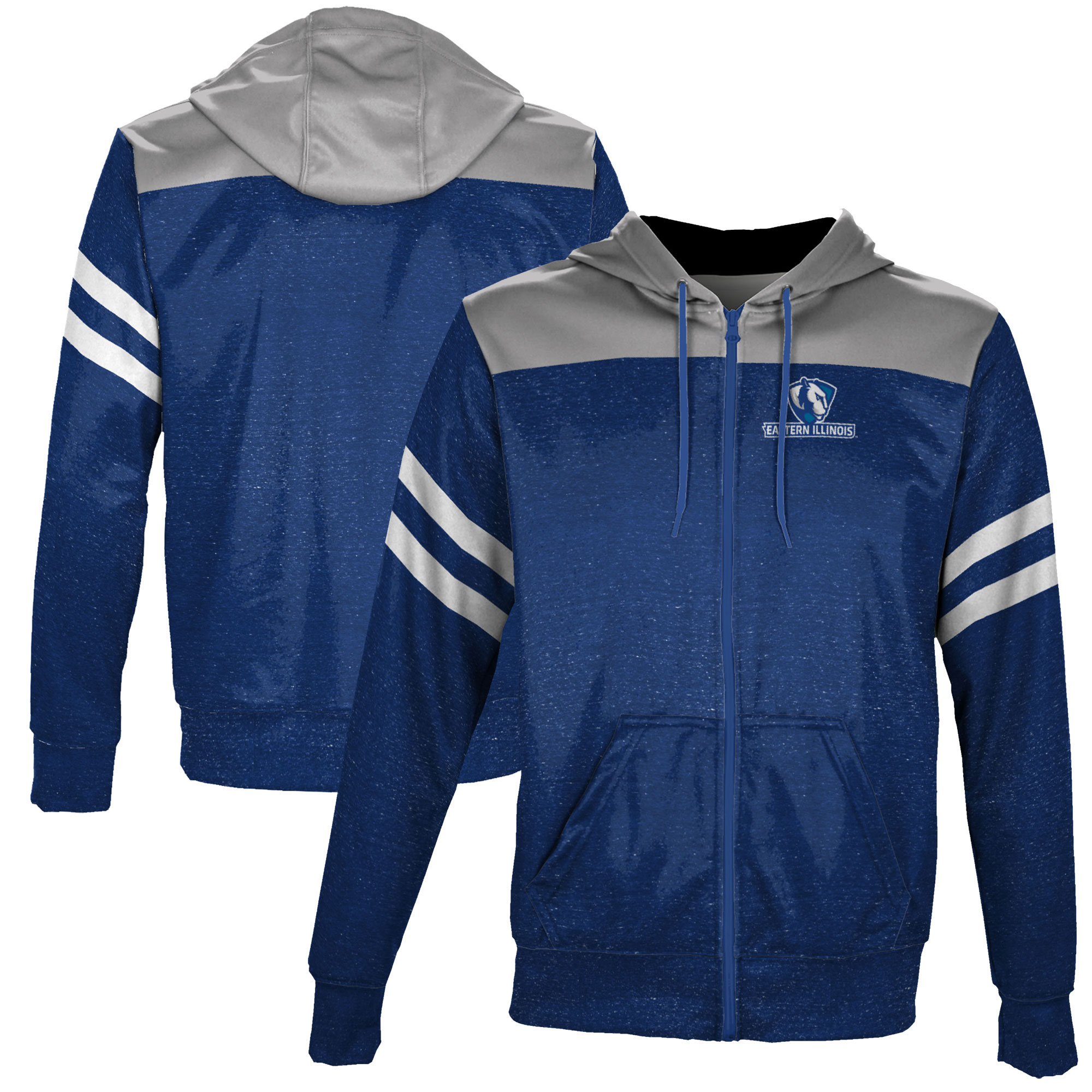 Men's Blue Eastern Illinois Panthers Full-Zip Hoodie