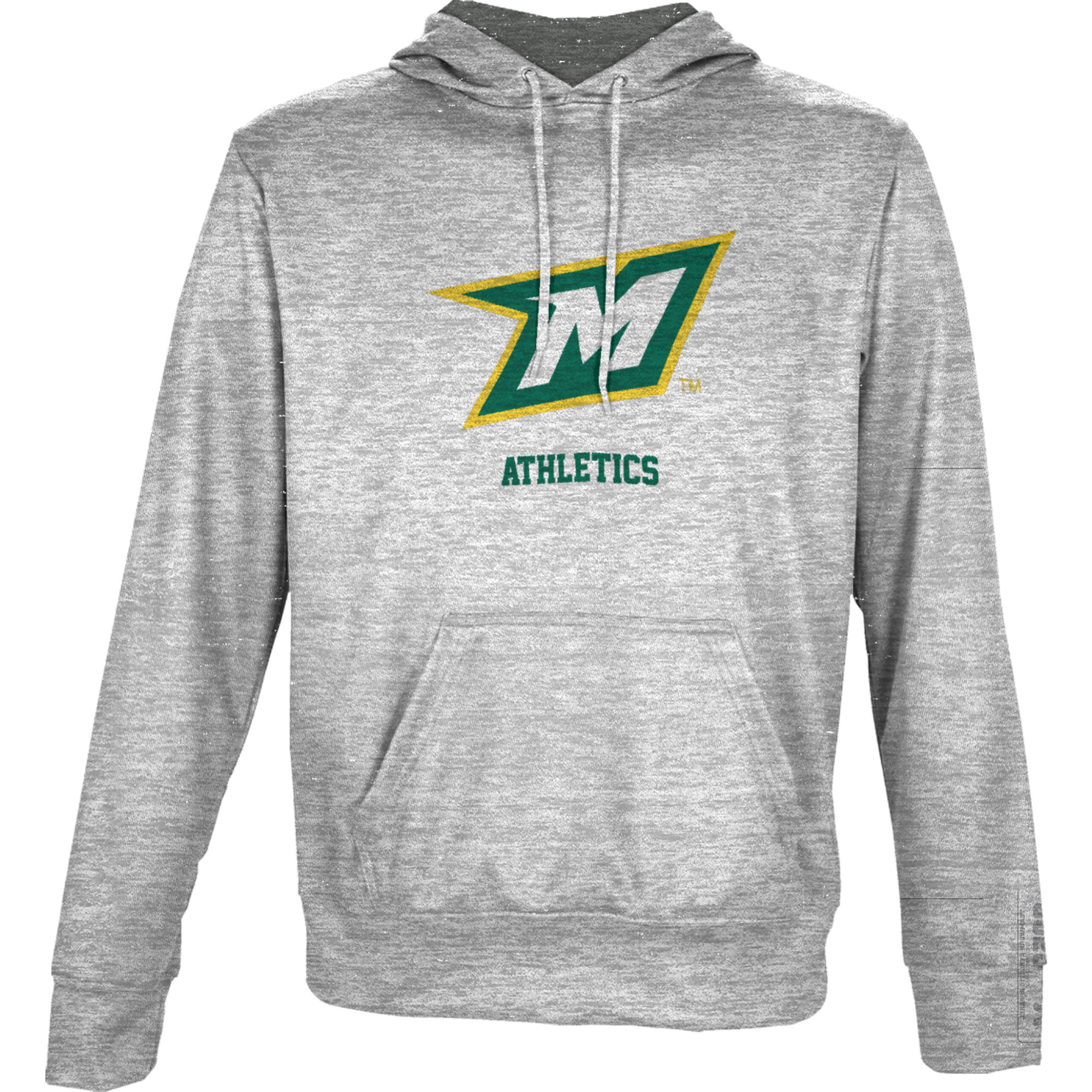 Men's ProSphere Gray McDaniel Green Terror Athletics Name Drop Pullover Hoodie - Image 6