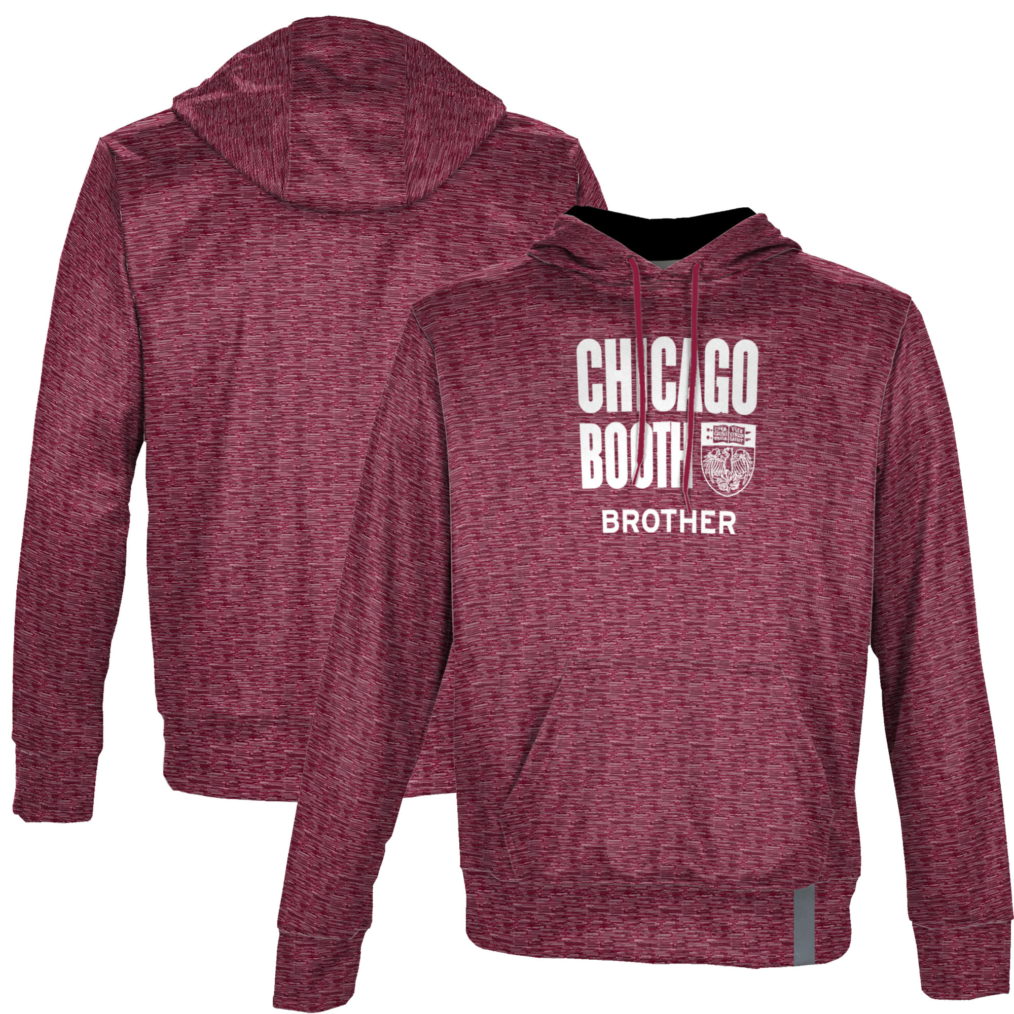 Men's ProSphere Maroon UChicago Maroons Brother Name Drop Pullover Hoodie
