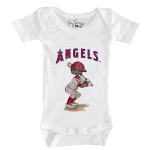 Infant Tiny Turnip White Los Angeles Angels James Bodysuit
