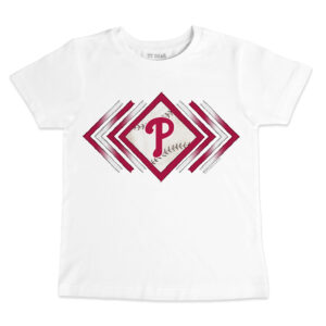Youth Tiny Turnip White Philadelphia Phillies Prism Arrows T-Shirt
