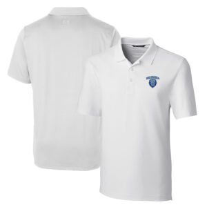 Men's Cutter & Buck White Columbia University Big & Tall Forge Stretch Polo