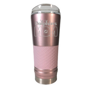 Miami Dolphins 24oz. Mom Rose Gold Draft Tumbler