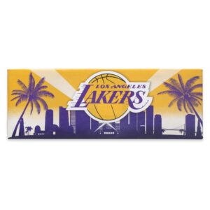 Los Angeles Lakers 8.75'' x 24.52'' Tradition Canvas