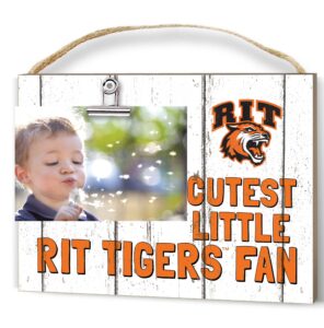 White Rochester Institute of Technology Tigers 8'' x 10'' Cutest Little Weathered Logo Clip Photo Frame