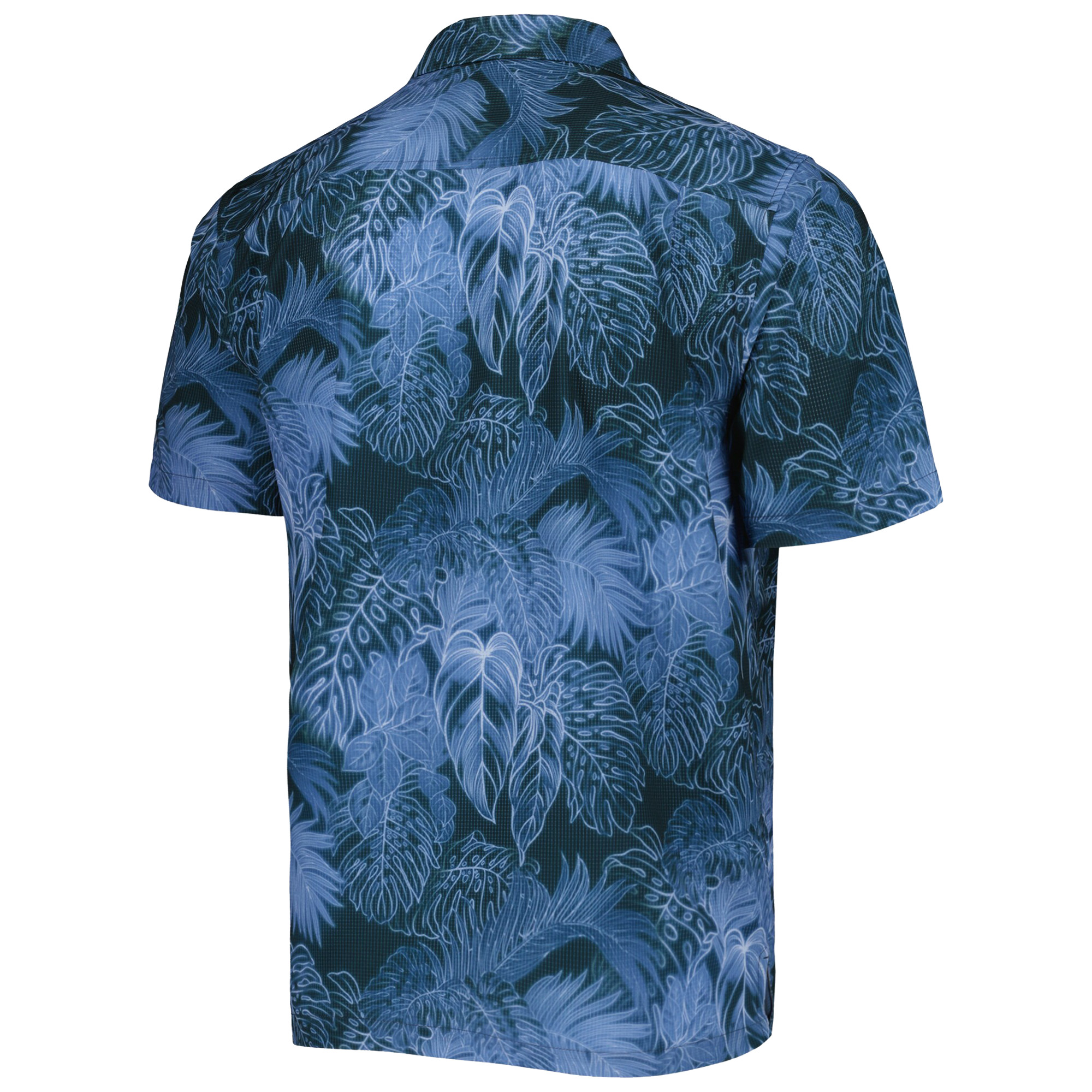 Men's Tommy Bahama Blue Houston Astros Bahama Coast Luminescent Fronds IslandZone Button-Up Camp Shirt - Image 4