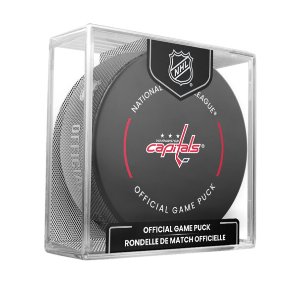 Inglasco Washington Capitals 2022-23 Season Official Game Puck