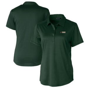 Women's Cutter & Buck Hunter Green Florida A&M Rattlers Prospect Textured Stretch Polo