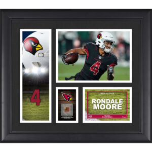 Rondale Moore Arizona Cardinals Framed 15" x 17" Player Collage with a Piece of Game-Used Ball