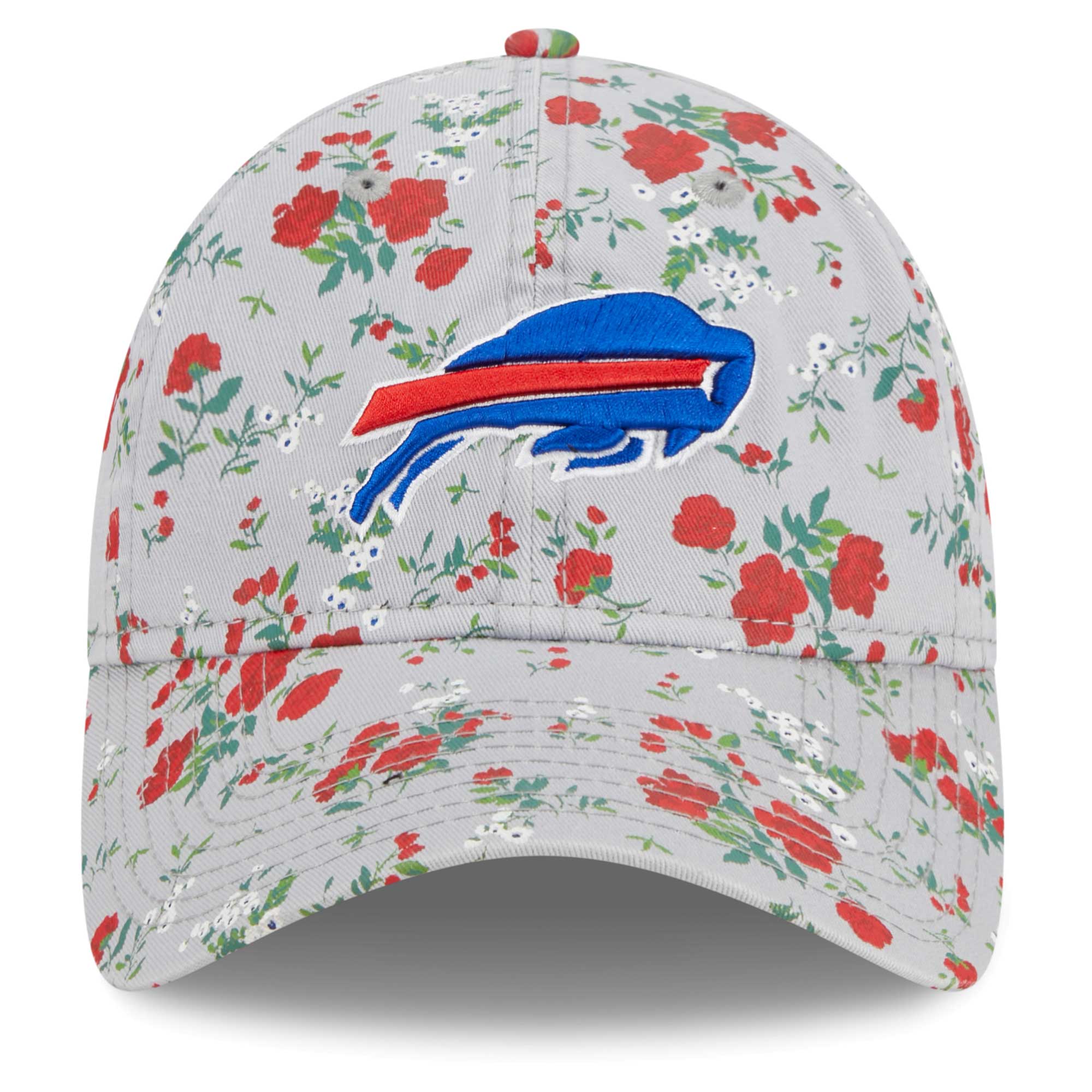 Girls Youth New Era Gray Buffalo Bills Bouquet 9TWENTY Adjustable Hat - Image 8