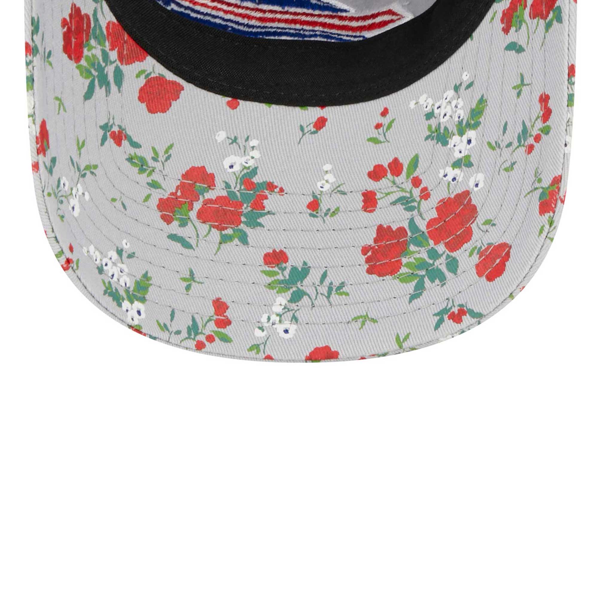 Girls Youth New Era Gray Buffalo Bills Bouquet 9TWENTY Adjustable Hat - Image 11