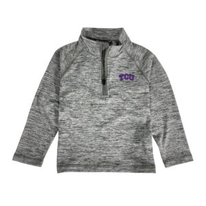 Toddler Garb  Gray TCU Horned Frogs Matthew Raglan Quarter-Zip Top