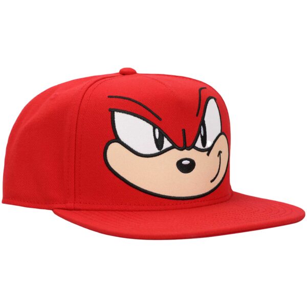 Unisex Red Sonic the Hedgehog Knuckles Snapback Hat - Image 10