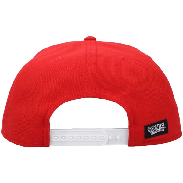 Unisex Red Sonic the Hedgehog Knuckles Snapback Hat - Image 11