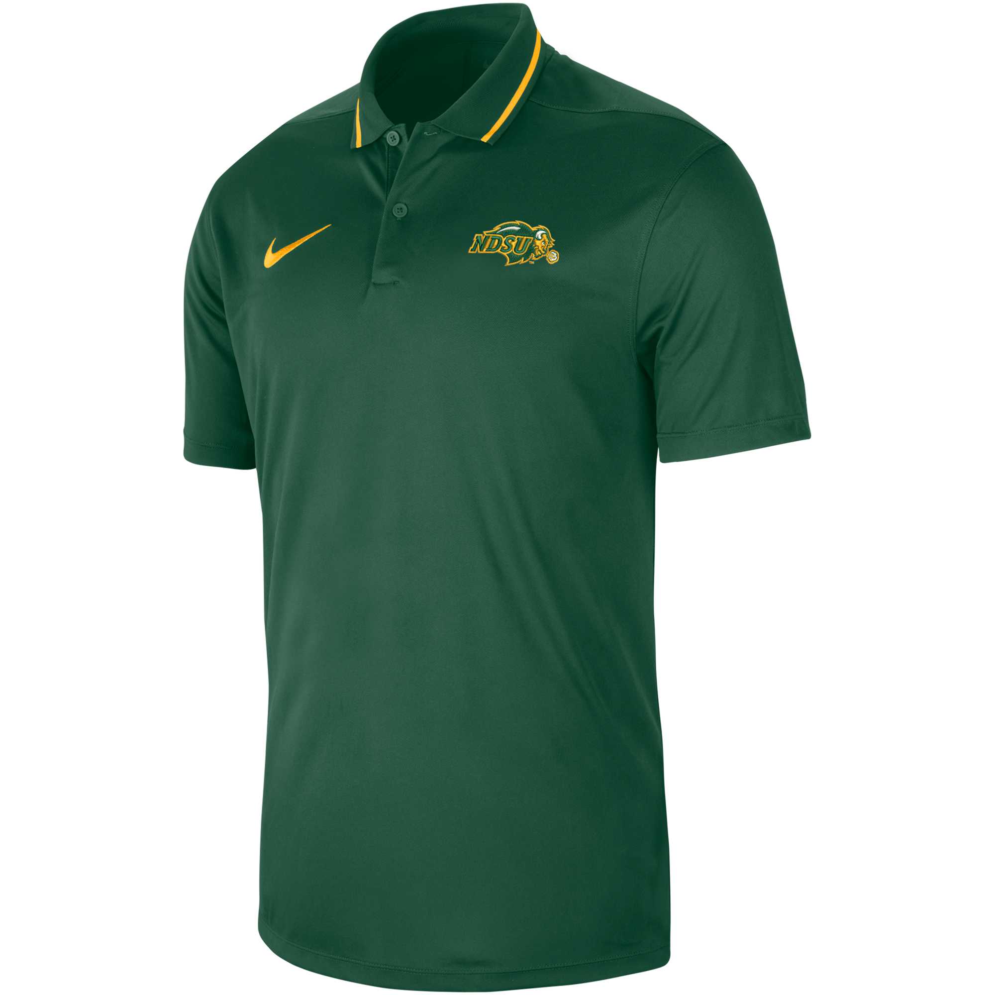 Men's Nike Green NDSU Bison 2023 Sideline Coaches Performance Polo - Image 6
