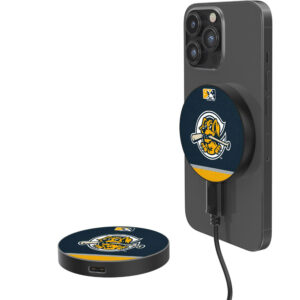 Charleston RiverDogs 10-Watt Football Design Wireless Magnetic Charger