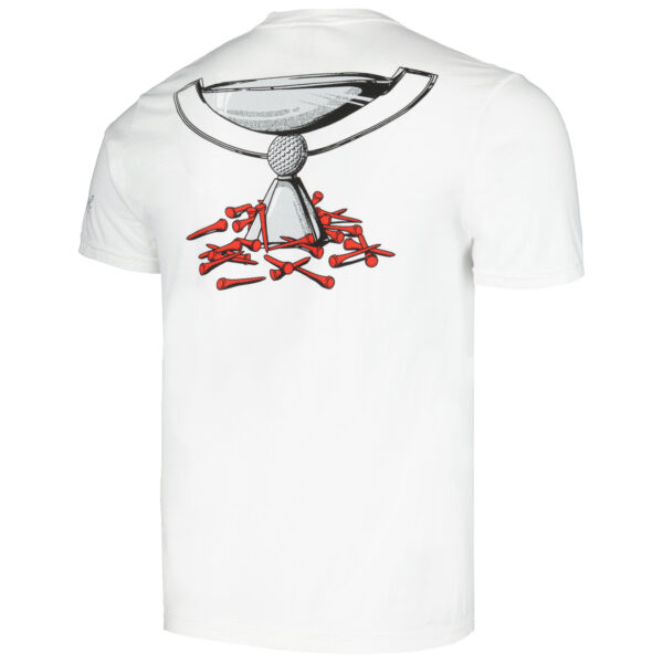 Men's Barstool Golf  White TOUR Championship Trophy T-Shirt - Image 6