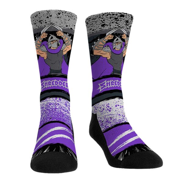 Unisex Rock Em Socks Teenage Mutant Ninja Turtles Shredder Showtime Crew Socks