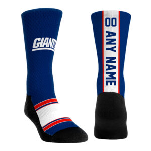 Unisex Rock Em Socks  Royal New York Giants Throwback Jersey Custom Crew Socks