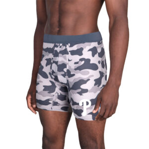 Men's Concepts Sport  Charcoal Philadelphia Phillies Invincible Knit Boxer Brief