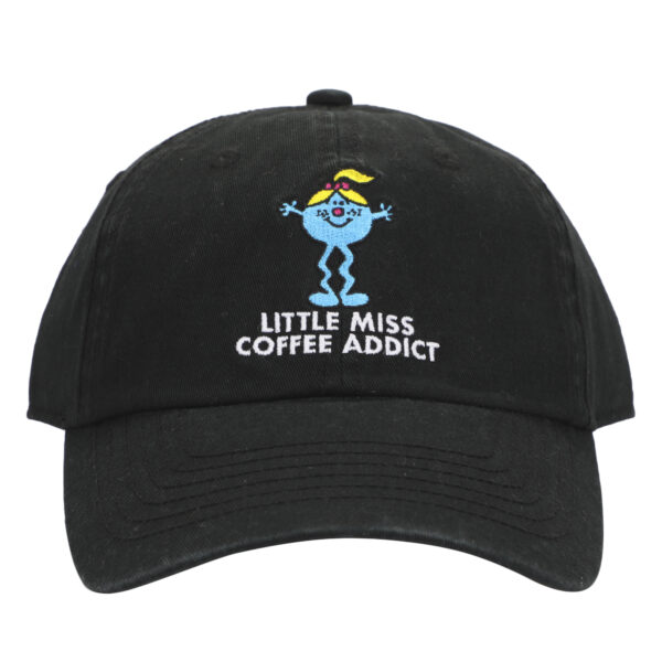 Men's  Black Mr. Men And Little Miss Little Miss Coffee Addict Adjustable Hat - Image 8