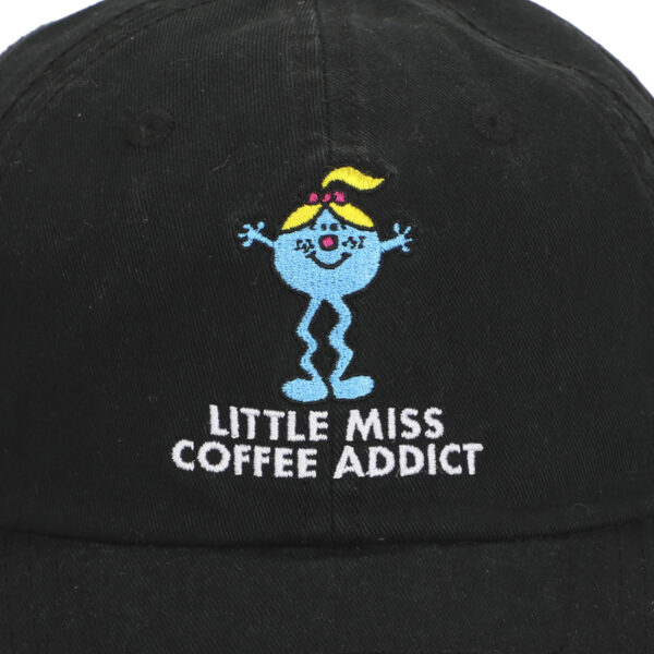 Men's  Black Mr. Men And Little Miss Little Miss Coffee Addict Adjustable Hat - Image 11