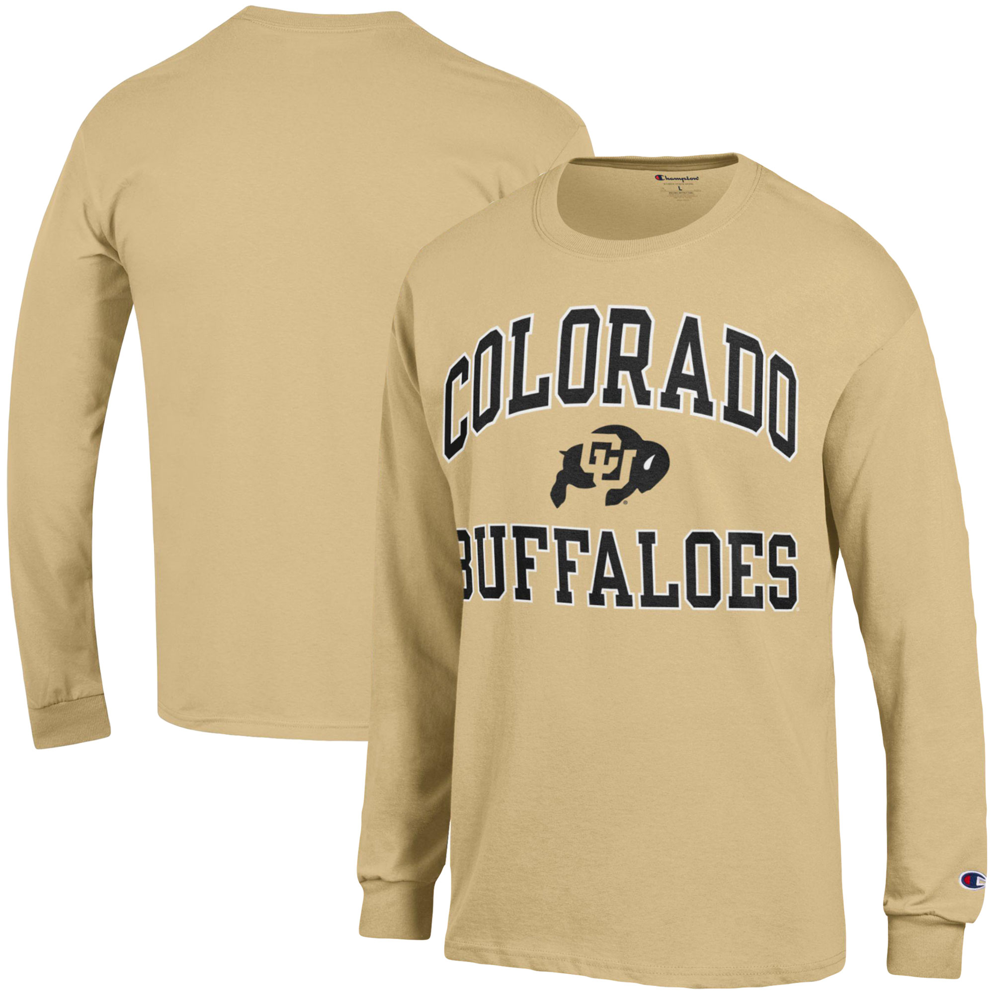 Men's Champion Gold Colorado Buffaloes High Motor Long Sleeve T-Shirt