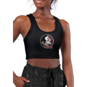 Women's Certo Black Florida State Seminoles Reversible Sports Bra