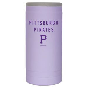 Pittsburgh Pirates 12oz. Lavender Soft Touch Slim Coolie