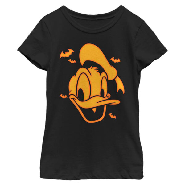 Girls Youth Mad Engine Donald Duck Black Mickey & Friends T-Shirt