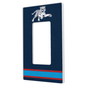 Keyscaper Jackson State Tigers Stripe Design Single Rocker Lightswitch Plate