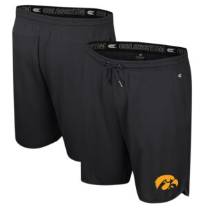 Youth Colosseum Black Iowa Hawkeyes Things Happen Shorts
