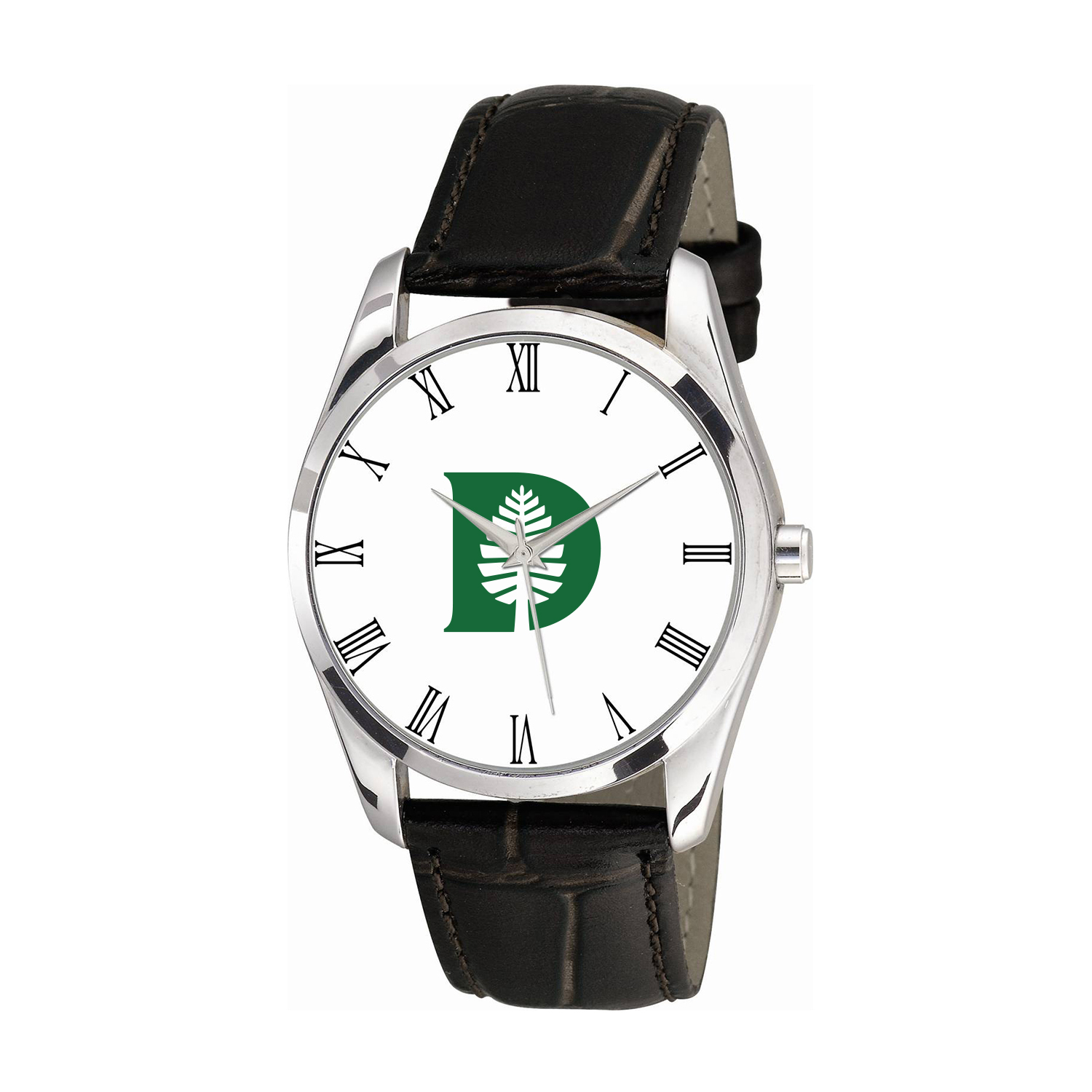 Women's Black Dartmouth Big Green Berkeley Leather Watch