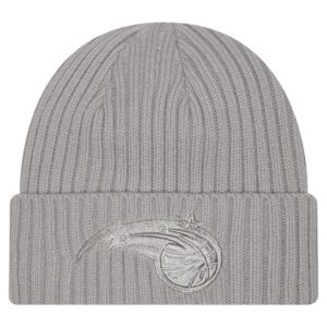 Men's New Era Gray Orlando Magic Color Pack Cuffed Knit Hat