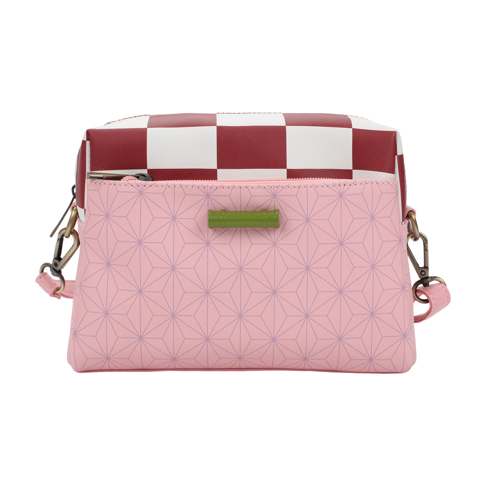Demon Slayer: Kimetsu no Yaiba Nezuko Metal Badge Crossbody Handbag