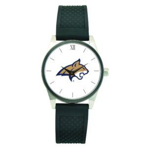 Men's Black Montana State Bobcats Silicone Strap Wristwatch