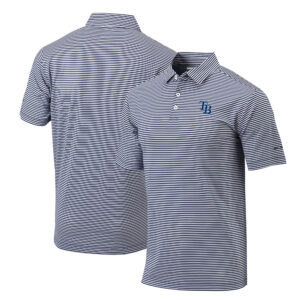 Men's Columbia Navy Tampa Bay Rays Omni-Wick Club Invite Polo