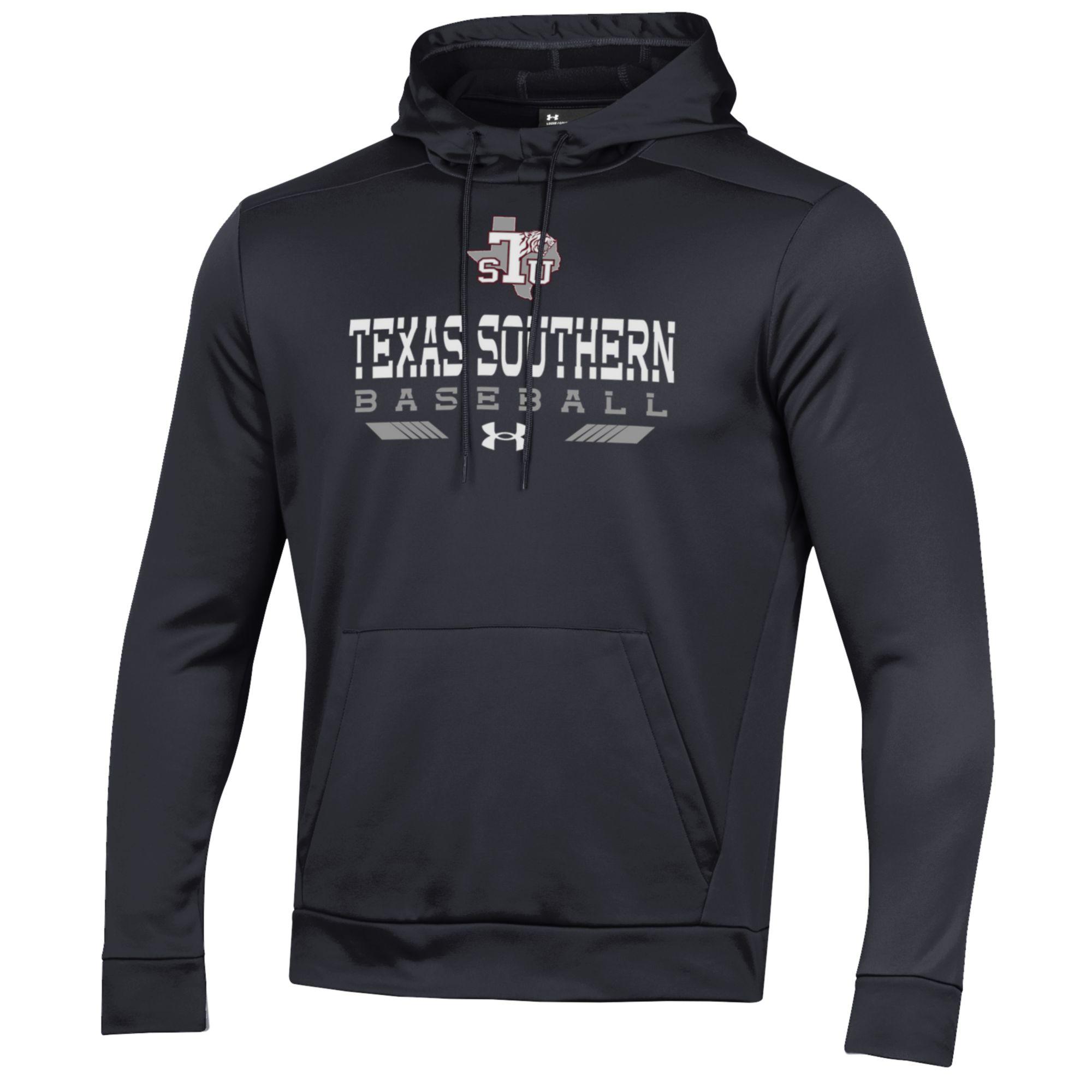 Men's Under Armour Black Texas Southern Tigers Baseball Pullover Hoodie - Image 6