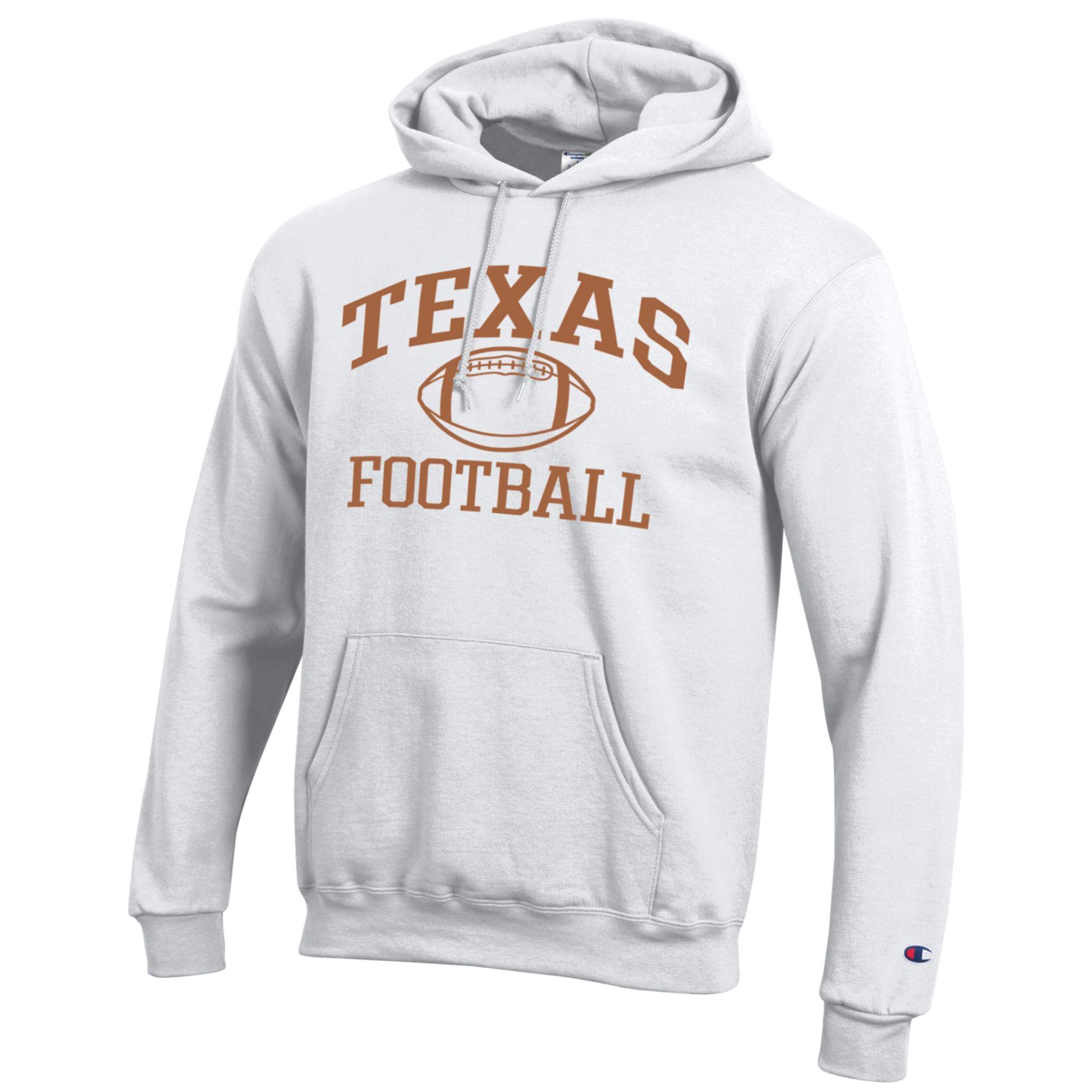 Men's Champion White Texas Longhorns Football Icon Pullover Hoodie - Image 6