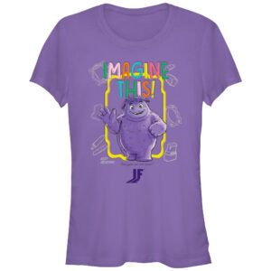 Women's Mad Engine Blue Purple IF Imagine This Graphic T-Shirt