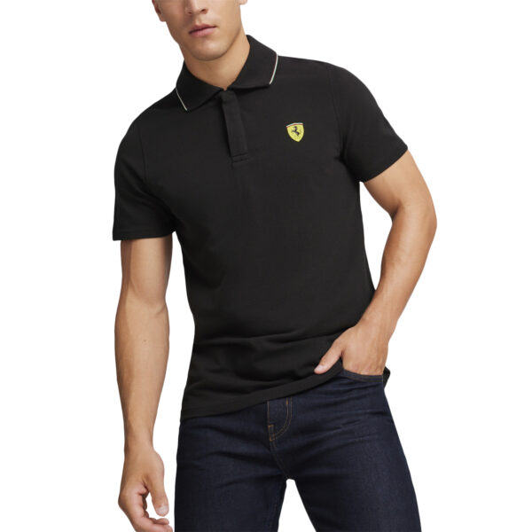 Men's Puma Black Scuderia Ferrari 2024 Race Polo - Image 10