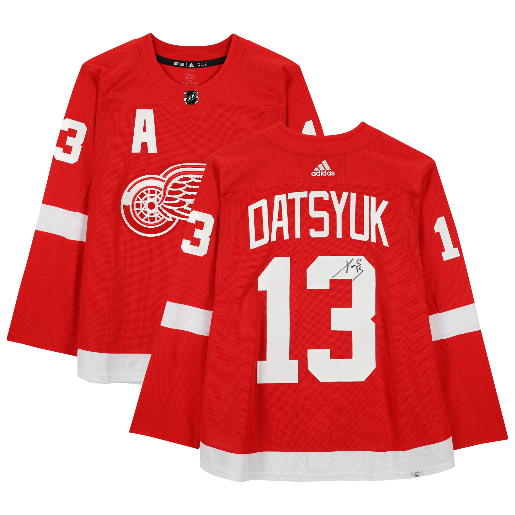 Pavel Datsyuk Detroit Red Wings Autographed Red adidas Authentic Jersey - Image 2