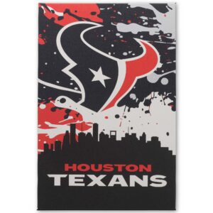 Houston Texans 15" x 23" City Skyline Canvas Wall Art
